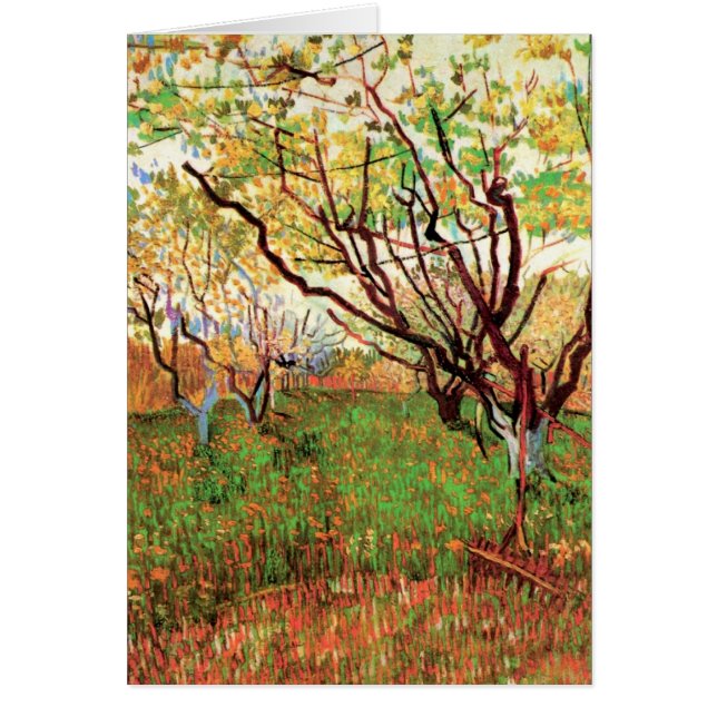 Orchard à Blossom par Vincent van Gogh (Devant)