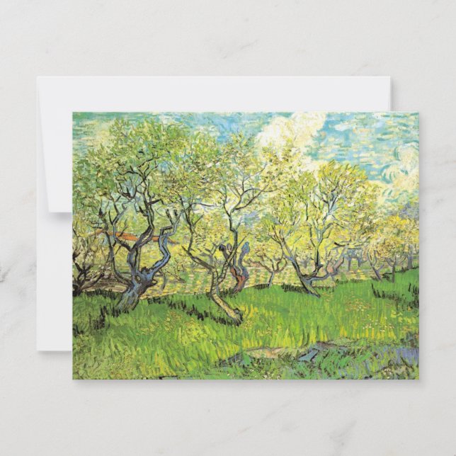 Orchard à Blossom par Vincent van Gogh (Devant)