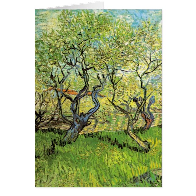 Orchard à Blossom par Vincent van Gogh (Devant)