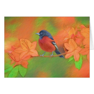 Orchard Oriole Songbird Peinture Oiseau original