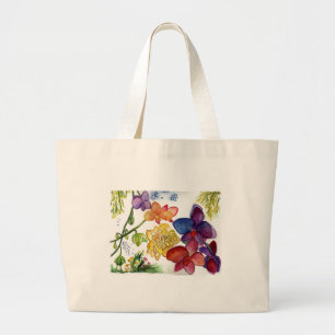 Orchidée 40 sur un sac