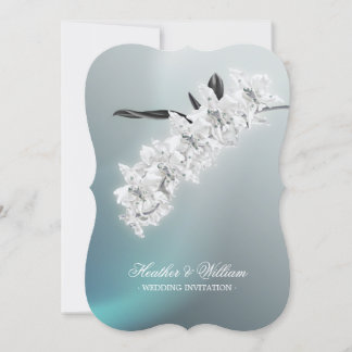Orchidée blanche - faire-part de mariage