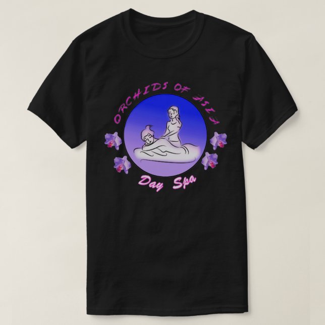 Orchidées de l'Asie Spa classique T-shirt  (Design devant)