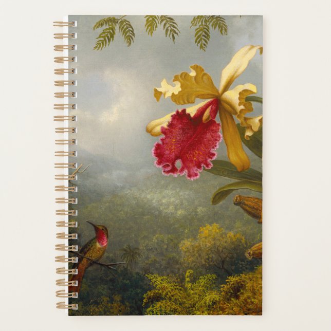 Orchidées et colibri Heade (Devant)