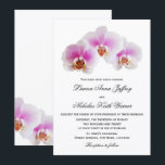 Orchidées peintes élégantes Invitations de mariage<br><div class="desc">© Designs socialites. Notre élégante invitation aux fleurs d'orchidées a magnifiquement peint orchidées. L'invitation est simple mais élégante et parfaite pour être personnalisée pour toute occasion.</div>