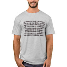 Ordinateur Geek 101010 Code binaire Numéro T-Shirt