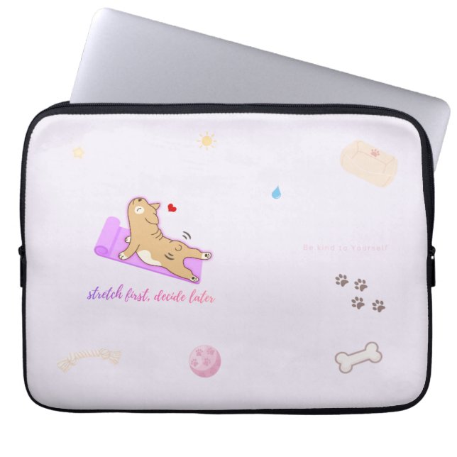 Ordinateur Portable Housse d'ordinateur pour chien Gentle Paws (Devant)