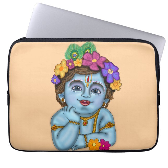Ordinateur Portable Housse pour iPad Lord Krishna (Devant)