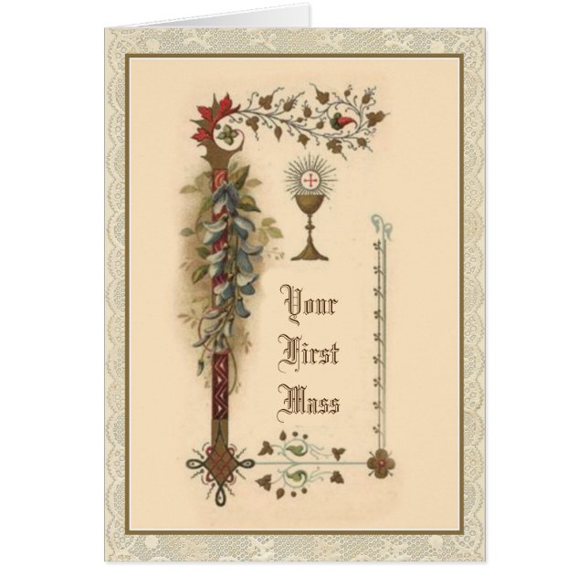 Ordination du prêtre catholique Première messe Rel (Devant)