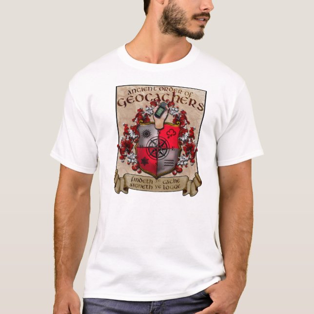Ordre antique du YE de T-shirt de Geocachers (Devant)