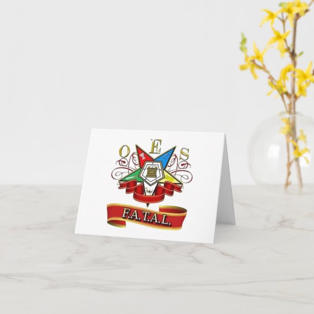 Ordre des Etoiles orientales Cartes de voeux (Fleur jaune)