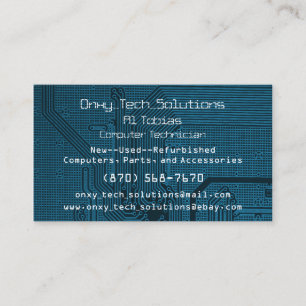 Ordre personnalisé Carte de visite de circuit