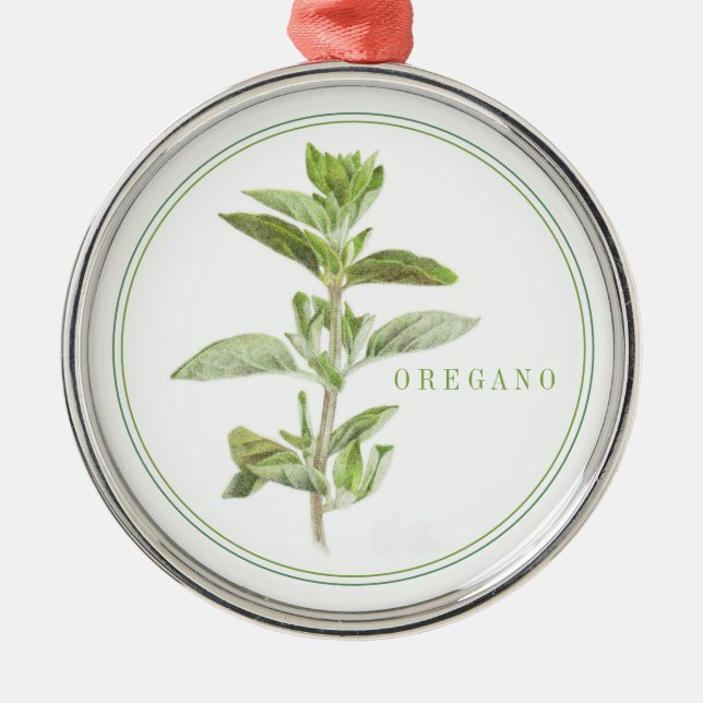 OREGANO Premium Ornement rond (Devant)