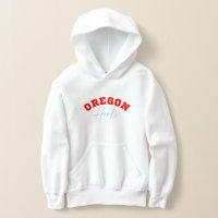 Oregon Hawks Sweatshirt Red & Blue Kids