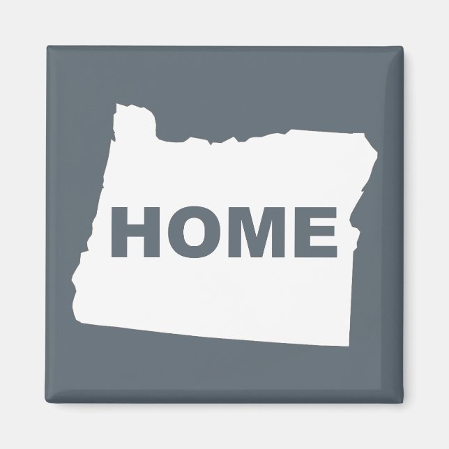 Oregon Maison loin de l'État Fridge Magnet (Devant)
