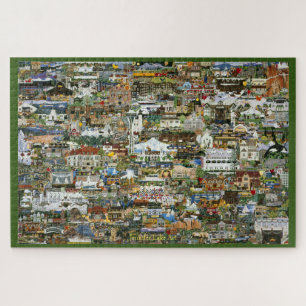 Oregon & Washington Collage Jigsaw Puzzle