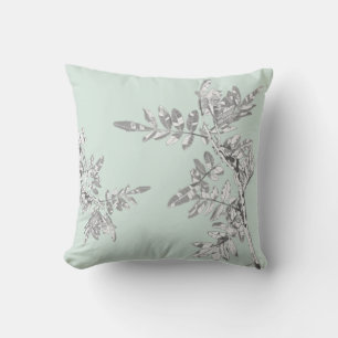 Oreille de housse de coussin feuilles de houx brés