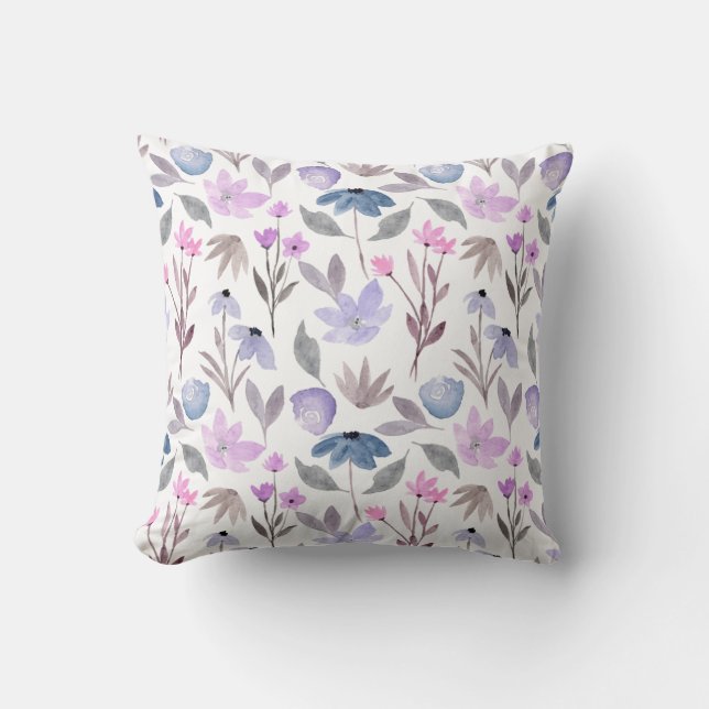 Oreiller à accent floral Nature Escape par Chloe H (Recto)