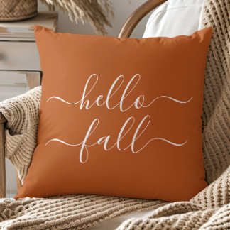 Oreiller à jet d'automne - Décor minimaliste