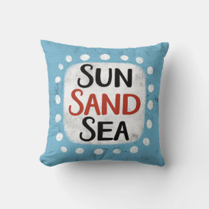 Oreiller à jet de sable de soleil
