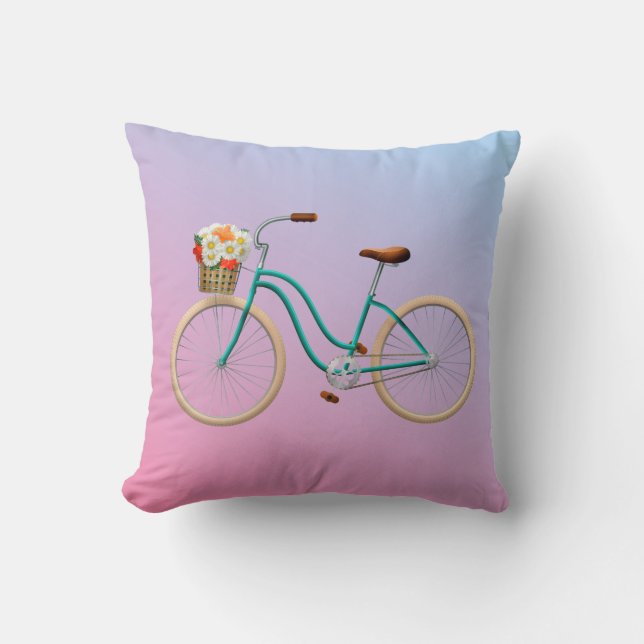 Oreiller à jet de vélo (Recto)