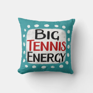 Oreiller à jet d'énergie de grand tennis