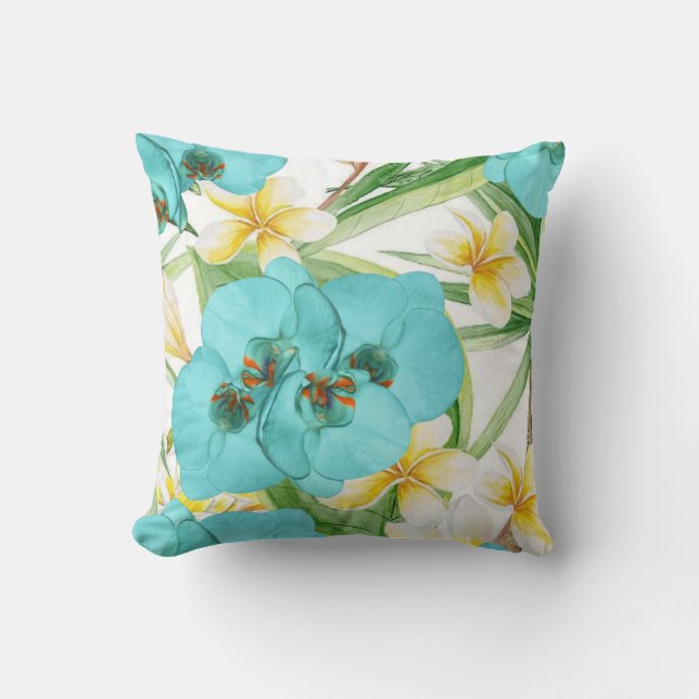 Oreiller à jet fleuri pour les femmes spéciales (Recto)