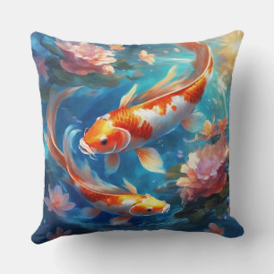 Oreiller à jet Koi