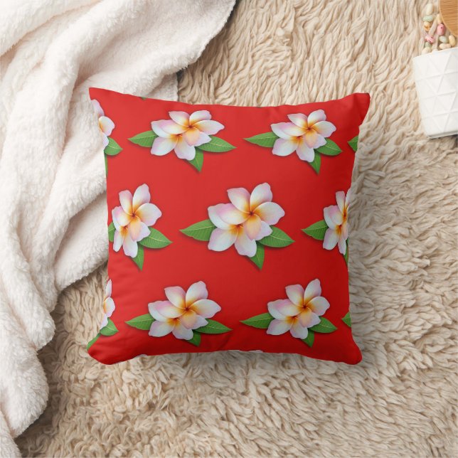Oreiller à jet Plumeria (Couverture)