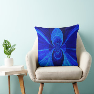 oreiller à jetons bleu infinie
