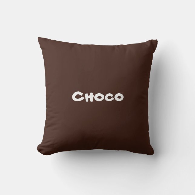 oreiller à jetons mignon chocolat (Recto)