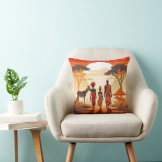 Oreiller à lancer africain