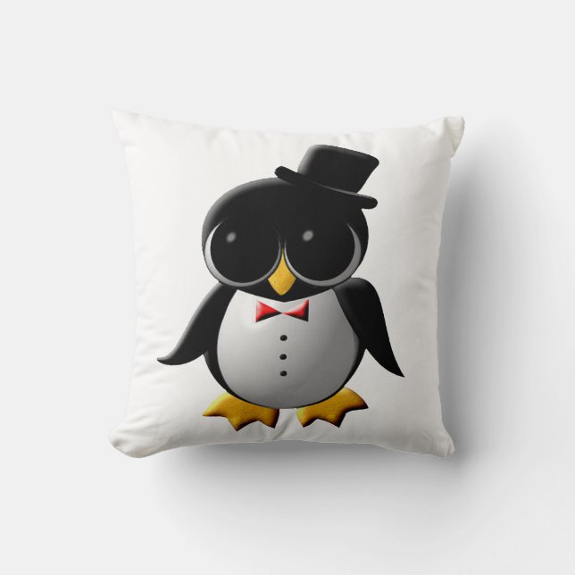 Oreiller à lancer Antonio Penguin (Recto)