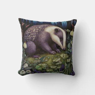Oreiller à lancer Badger de minuit
