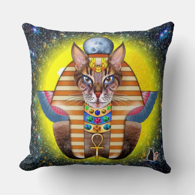 Oreiller à lancer Bastet (Recto)