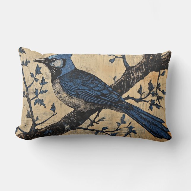 Oreiller à lancer Bluejay II (Recto)