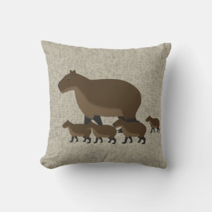 Oreiller à lancer Capybara