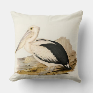 Oreiller à lancer carré Pelican à simple face