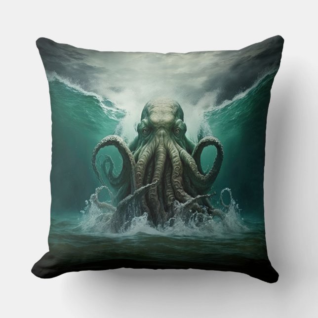 Oreiller à lancer Cthulhu (Recto)