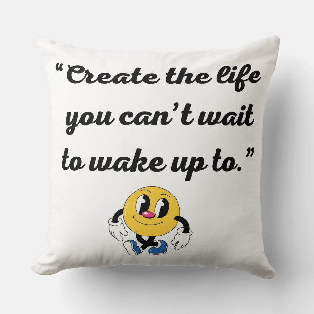 Oreiller à lancer d'art Abstrait (Recto)