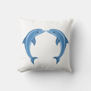 Oreiller à lancer dauphins