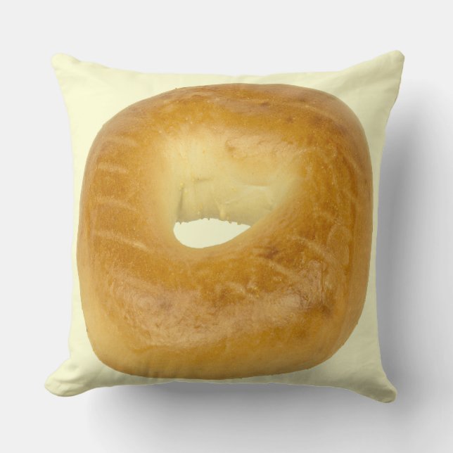 Oreiller à lancer de bagel (Recto)