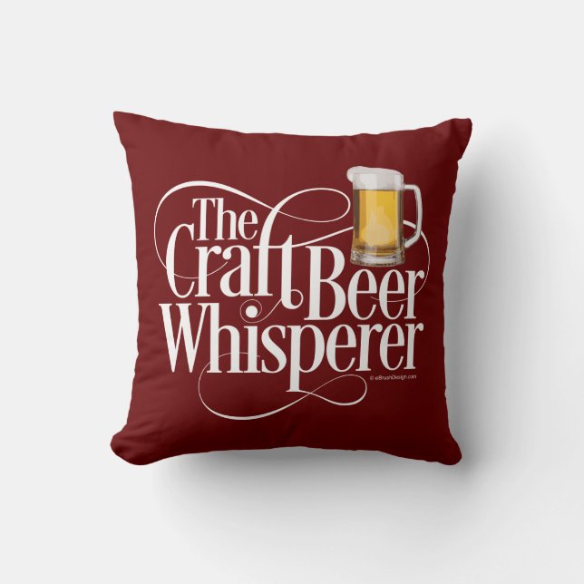 Oreiller à lancer de bière d'artisanat (Recto)