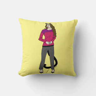 oreiller à lancer de catgirl