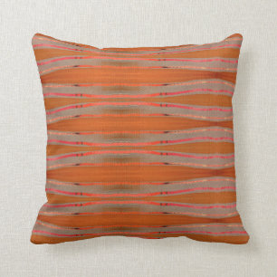 Oreiller à lancer de coton - Orange brûlé, Arti