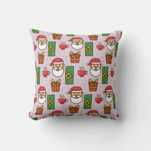 Oreiller à lancer de couronne de Noël