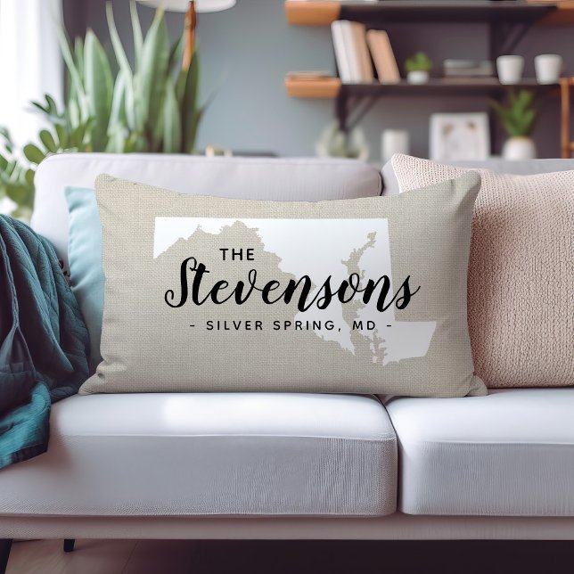 Oreiller à lancer de la famille du Maryland (Créateur téléchargé)