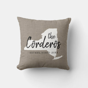 Oreiller à lancer de la famille New York