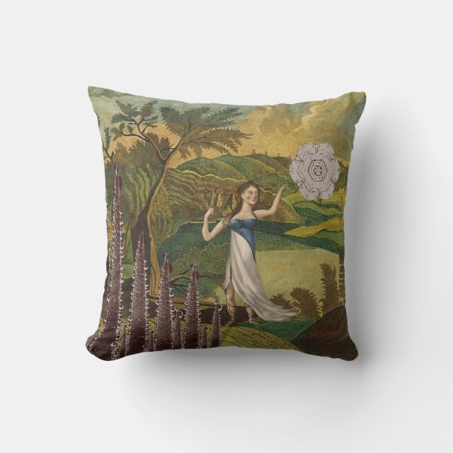 Oreiller à lancer de l'aiden neigeux de printemps (Recto)
