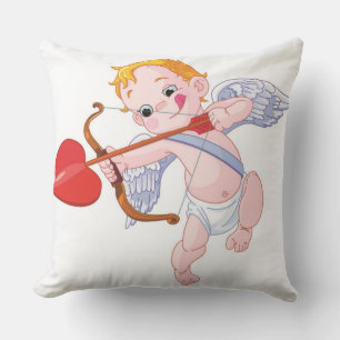 Oreiller à lancer de l'ange mignon